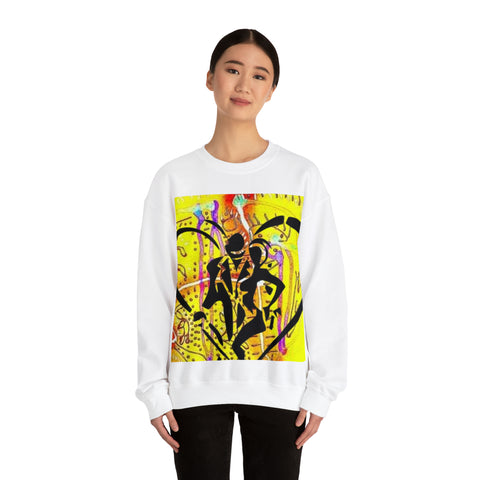 Unisex Heavy Blend™ HIP HOP ART Crewneck Sweatshirt Unisex Heavy Blend™ HIP HOP ART Crewneck Sweatshirt