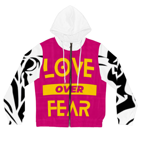 Women’s Full-Zip HIP HOP ART Hoodie (AOP) Women’s Full-Zip HIP HOP ART Hoodie (AOP)