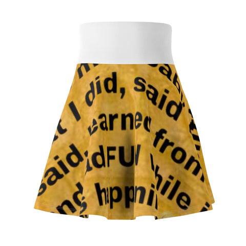 Women's  HIP HOP ART Skater Skirt (AOP) Women's  HIP HOP ART Skater Skirt (AOP)