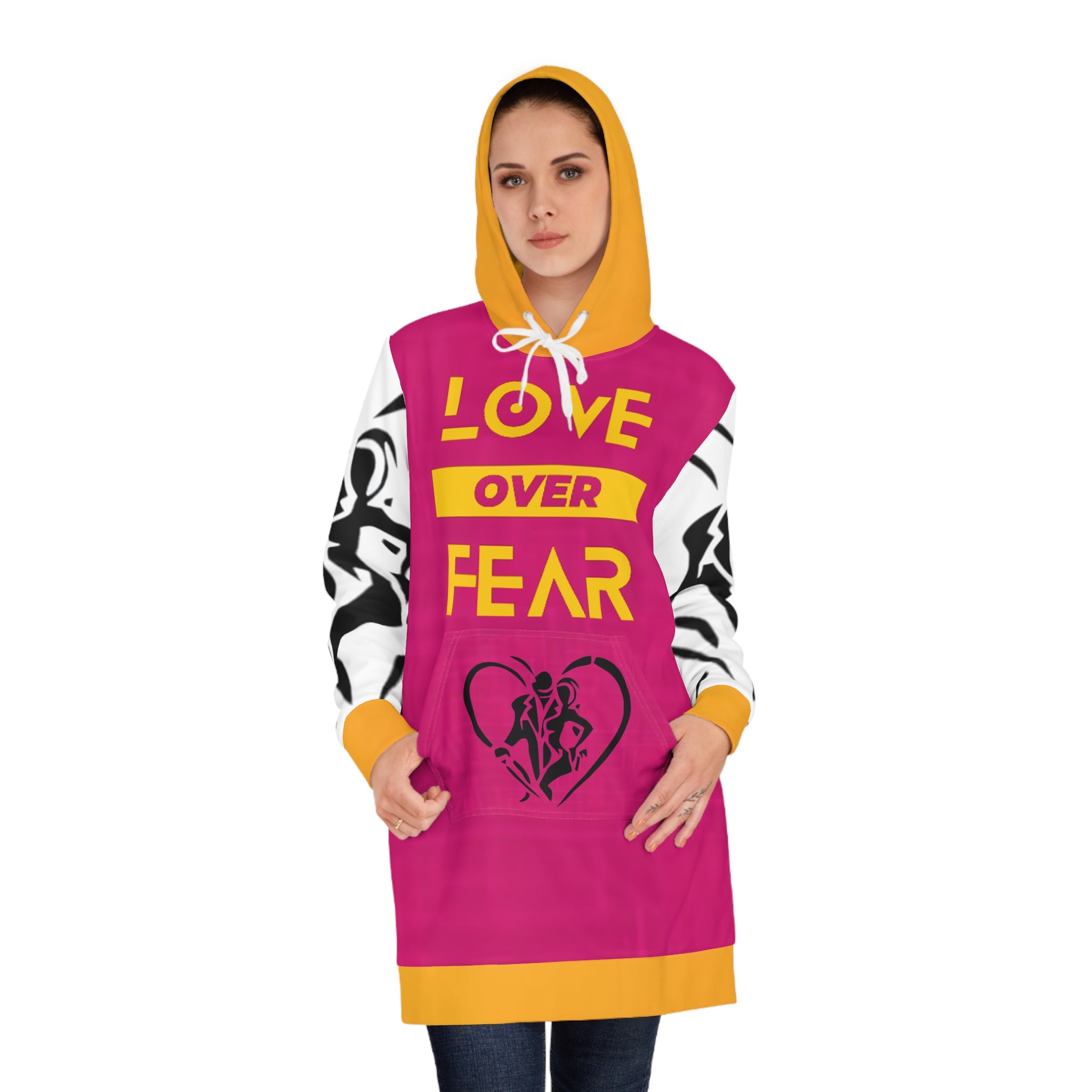 Women's HIP HOP ART Hoodie Dress (AOP) Women's HIP HOP ART Hoodie Dress (AOP)