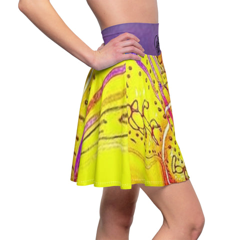Women's  HIP HOP ART Skater Skirt (AOP) Women's  HIP HOP ART Skater Skirt (AOP)