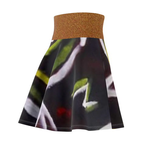Women's  HIP HOP ART Skater Skirt (AOP) Women's  HIP HOP ART Skater Skirt (AOP)
