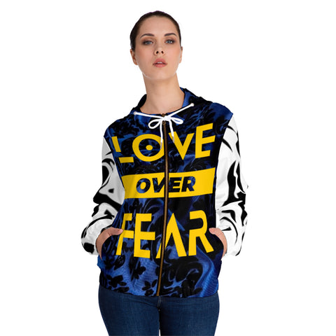 Women’s Full-Zip  HIP HOP ART Hoodie (AOP) Women’s Full-Zip  HIP HOP ART Hoodie (AOP)