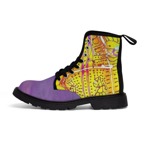 Men's Canvas HIP HOP ART Boots