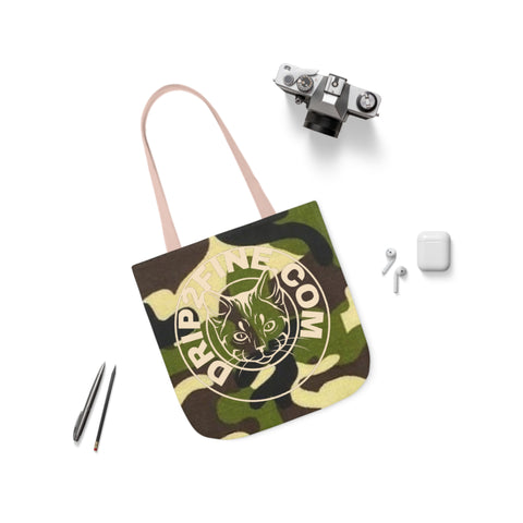 Polyester Canvas  HIP HOP ART Tote Bag (AOP)