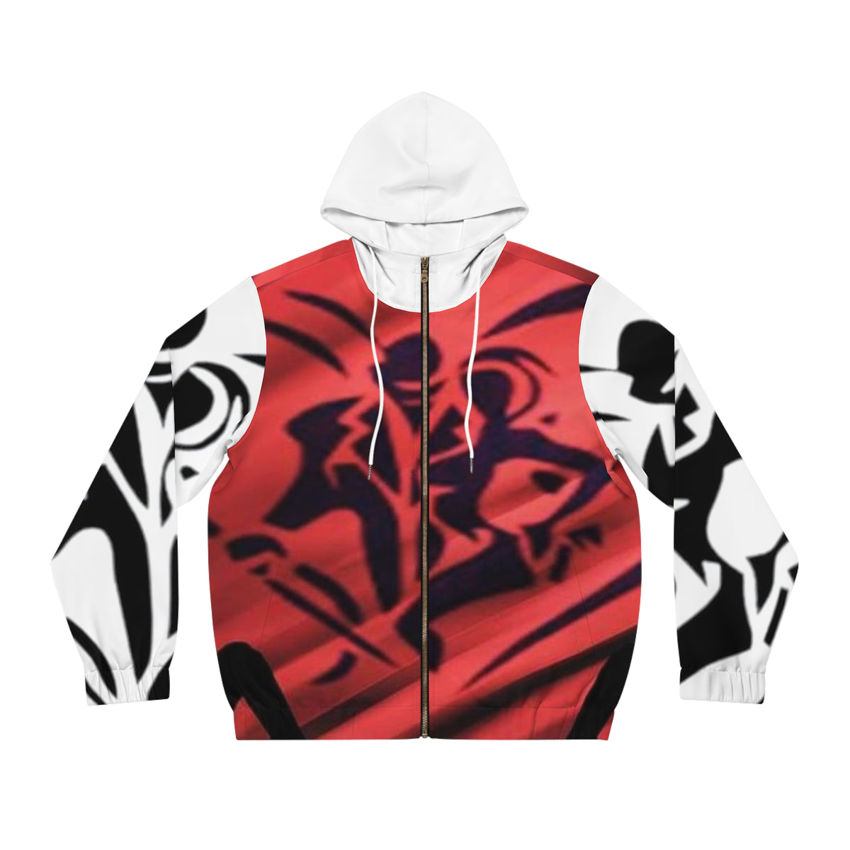 Men's Full-Zip HIP HOP ART Hoodie (AOP)