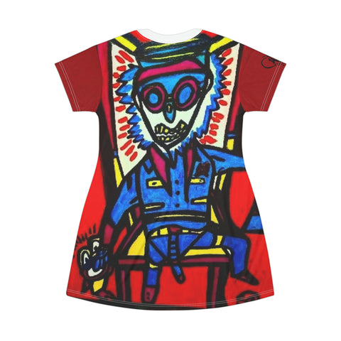 HIP HOP ART  T-Shirt Dress (AOP)