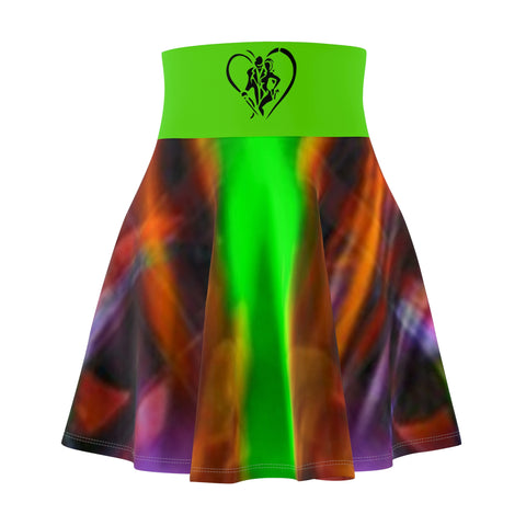 Women's HIP HOP ART Skater Skirt (AOP)