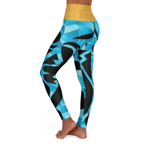 High Waisted  HIP HOP ART Yoga Leggings (AOP)