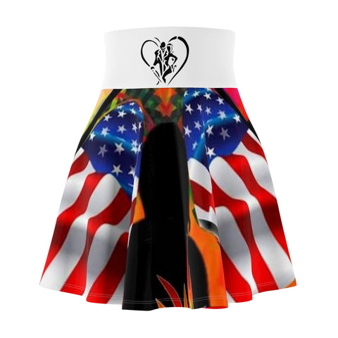 Women's  HIP HOP ART Skater Skirt (AOP)