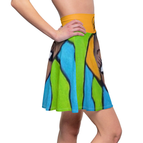 Women's HIP HOP ART Skater Skirt (AOP)