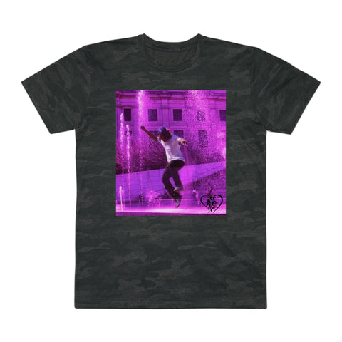 Men's HIP HOP ART Skate Board Tee