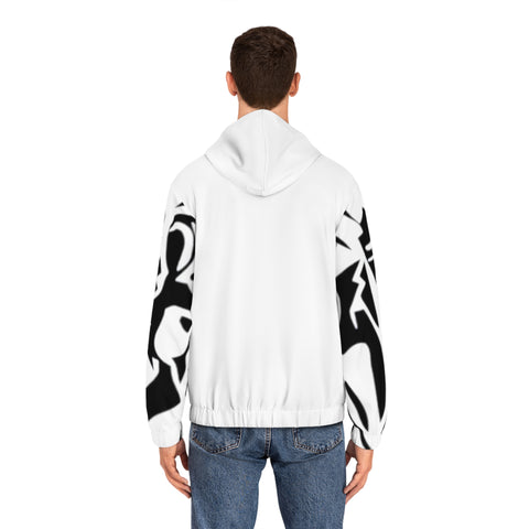 Men's Full-Zip HIP HOP ART  Hoodie (AOP)