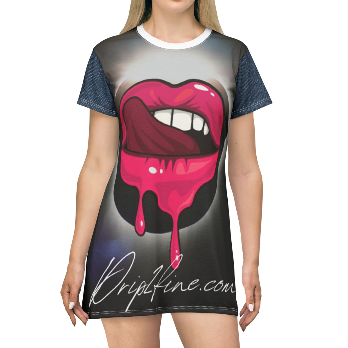 HIP HOP ART T-Shirt Dress (AOP)