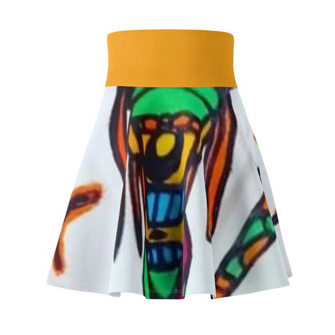 Women's HIP HOP ART Skater Skirt (AOP)