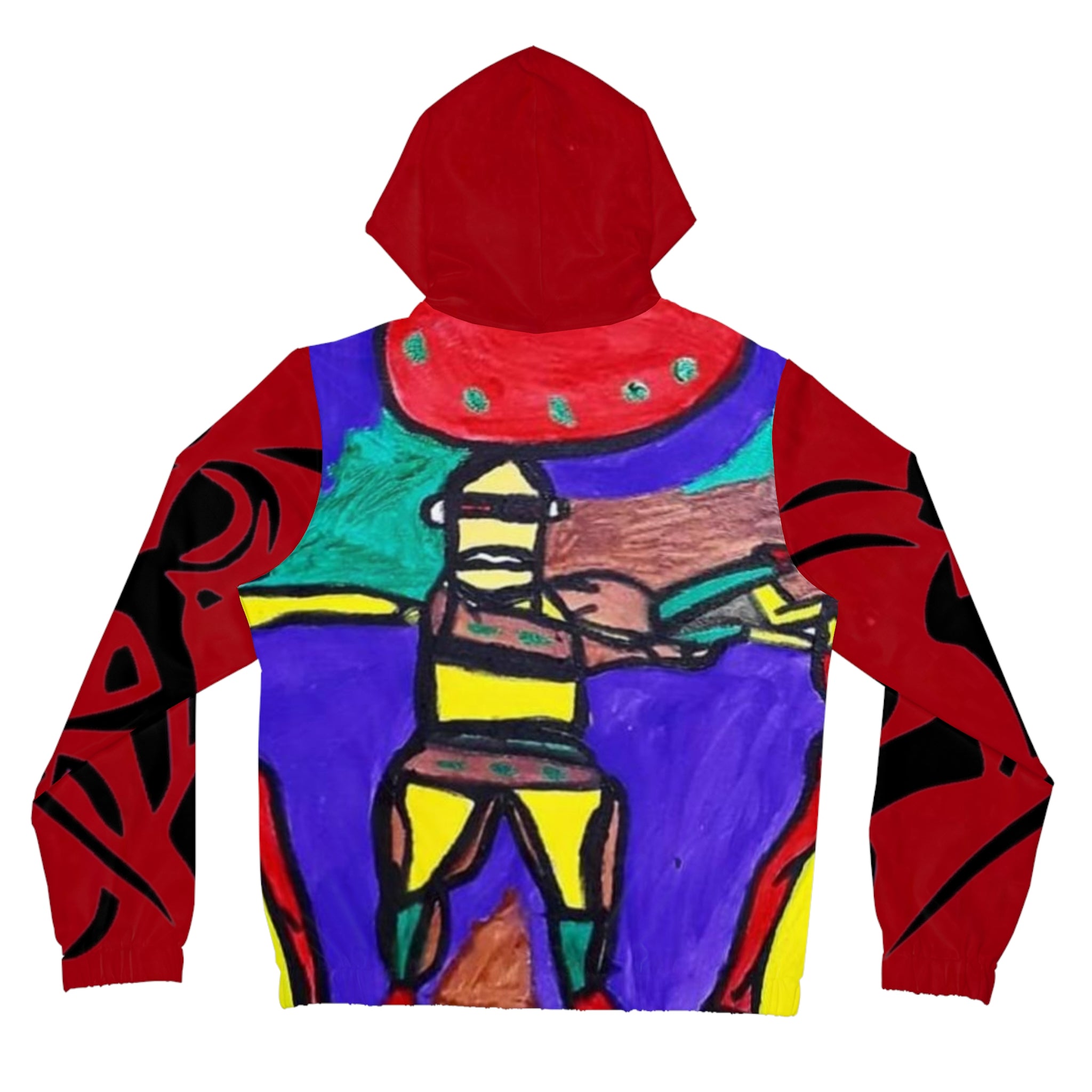 Women’s Full-Zip HIP HOP ART Hoodie (AOP)