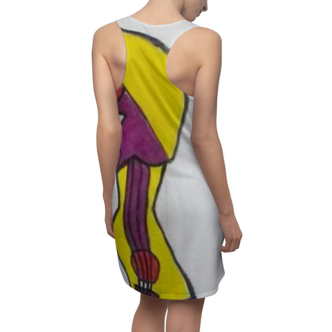 Women's Cut & Sew HIP HOP ART Racerback Dress (AOP)