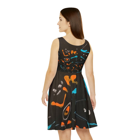 Women's HIP HOP ART Skater Dress (AOP)