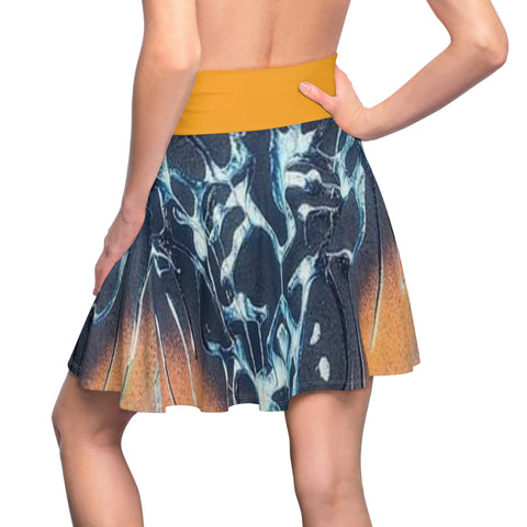 Women's HIP HOP ART Skater Skirt (AOP)