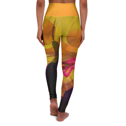 High Waisted HIP HOP ART Yoga Leggings (AOP)