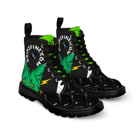 Men's  HIP HOP ART Canvas Boots