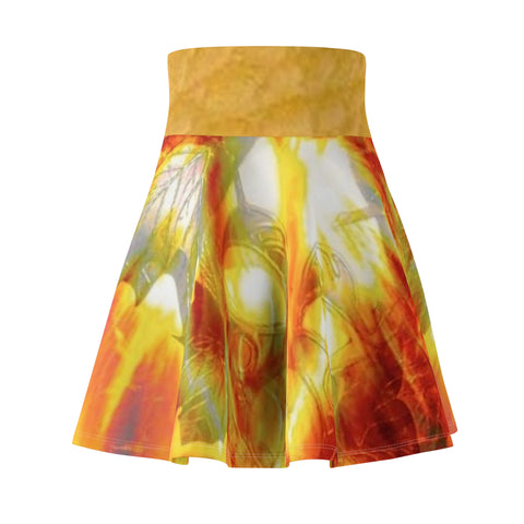 Women's  HIP HOP ART Skater Skirt (AOP)