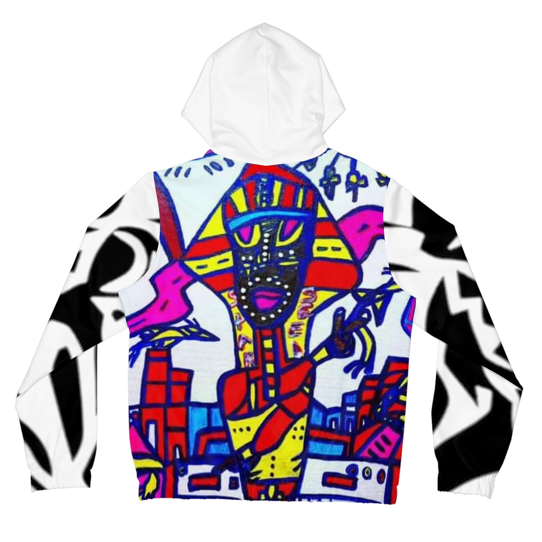 Women’s Full-Zip HIP HOP ART Hoodie (AOP)