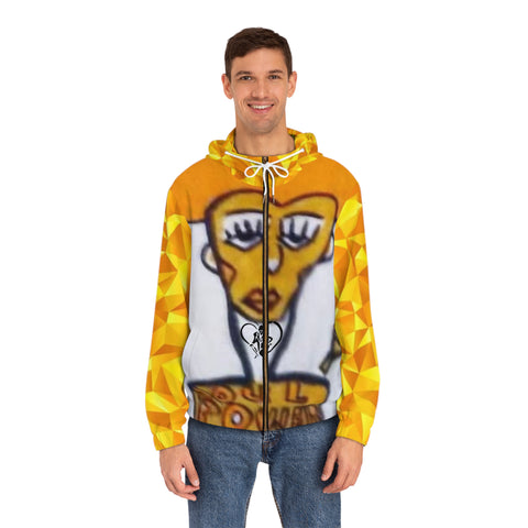 Men's Full-Zip HIP HOP ART  Hoodie (AOP)