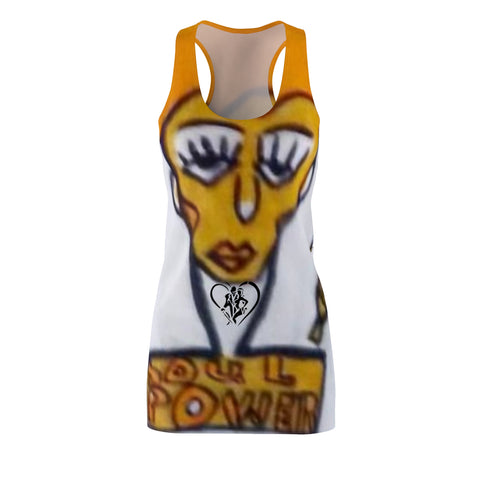 Women's Cut & Sew HIP HOP ART Racerback Dress (AOP)