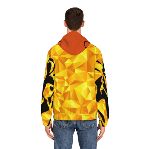 Men's Full-Zip HIP HOP ART Hoodie (AOP)