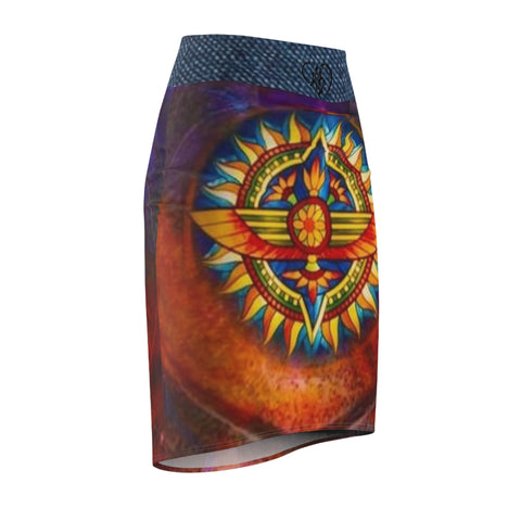 Women's HIP HOP ART Pencil Skirt (AOP)