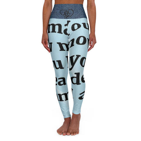 High Waisted  HIP HOP ART Yoga Leggings (AOP)