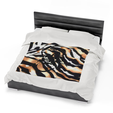 Velveteen Plush  HIP HOP ART Blanket