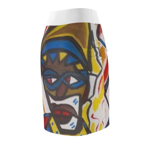 Women's HIP HOP ART Pencil Skirt (AOP)