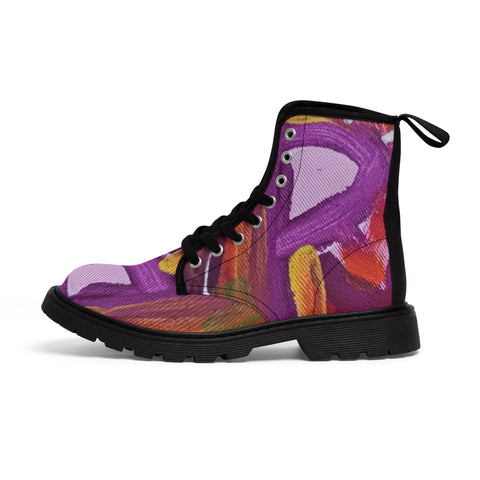 Men's Canvas HIP HOP ART Boots