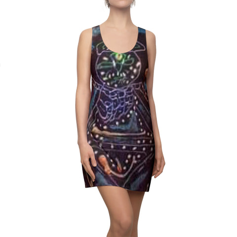 Women's Cut & Sew HIP HOP ART  Racerback Dress (AOP)