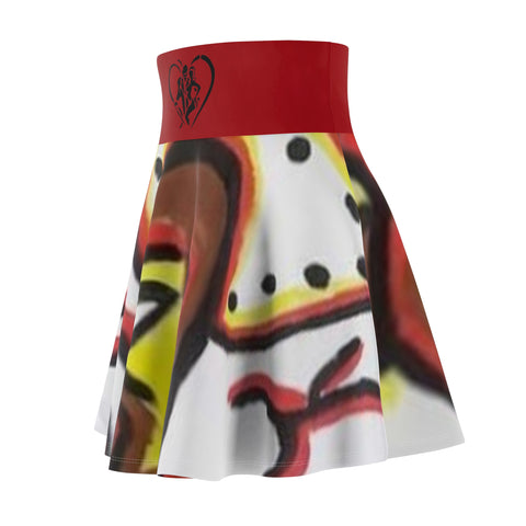 Women's  HIP HOP ART Skater Skirt (AOP)