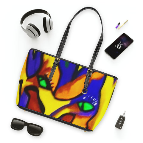 PU Leather  HIP HOP ART Shoulder Bag