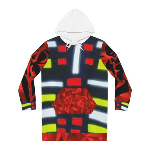 Women's HIP HOP ART Hoodie Dress (AOP)