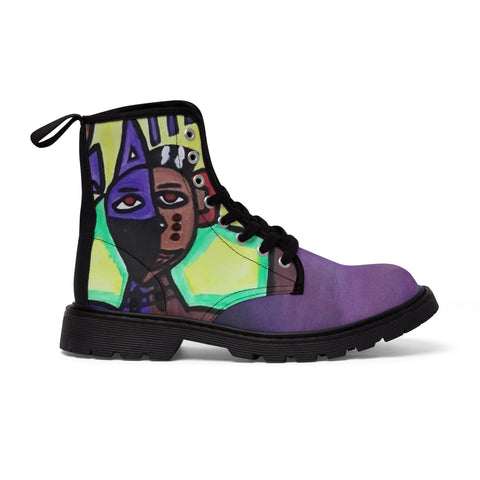 Men's Canvas  HIP HOP ART Boots