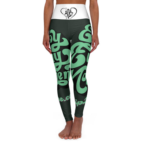 High Waisted  HIP HOP ART Yoga Leggings (AOP)