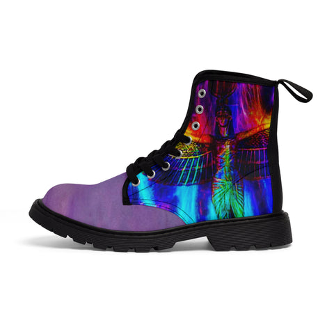 Men's Canvas HIP HOP ART  Boots