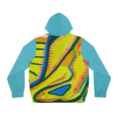 Men's Full-Zip  HIP HOP ART  Hoodie (AOP)