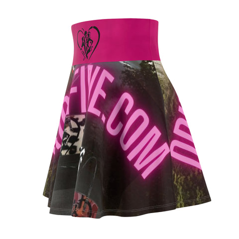 Women's HIP HOP ART Skater Skirt (AOP)