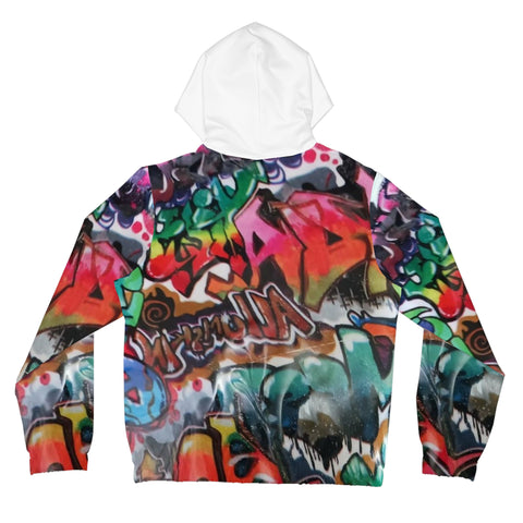 Women’s Full-Zip HIP HOP ART Hoodie (AOP)