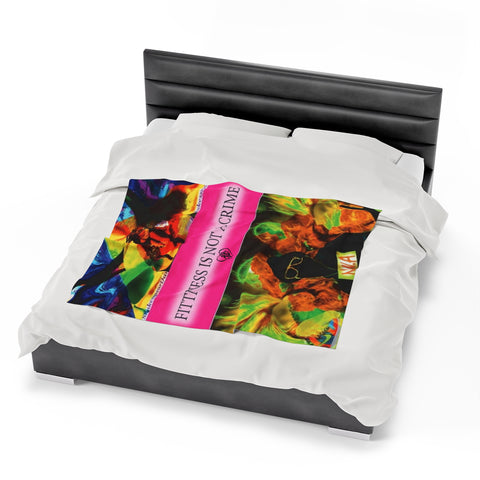 Velveteen Plush  HIP HOP ART  Blanket