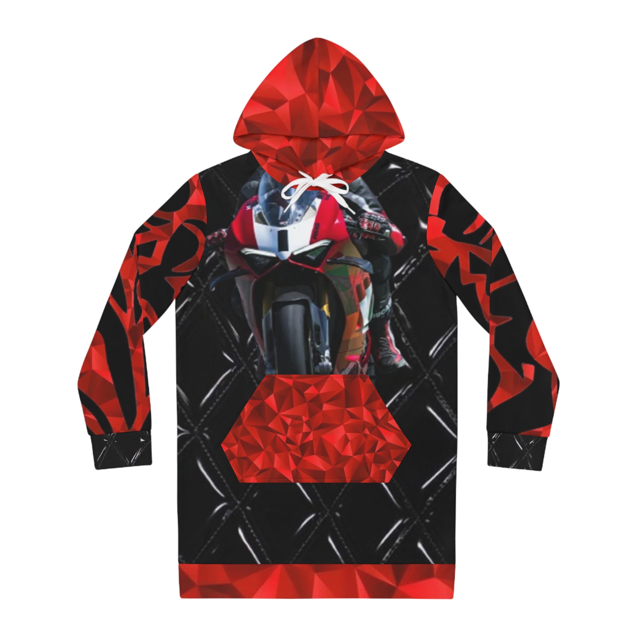 Women's HIP HOP ART Hoodie Dress (AOP)