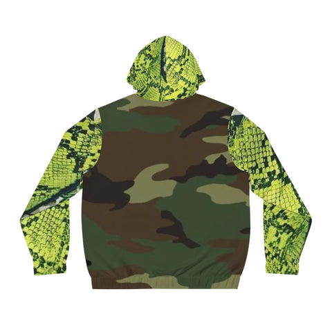 Men's Full-Zip HIP HOP ART Hoodie (AOP)