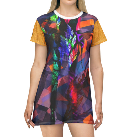 HIP HOP ART T-Shirt Dress (AOP)