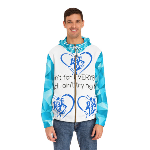 Men's Full-Zip HIP HOP ART Hoodie (AOP)